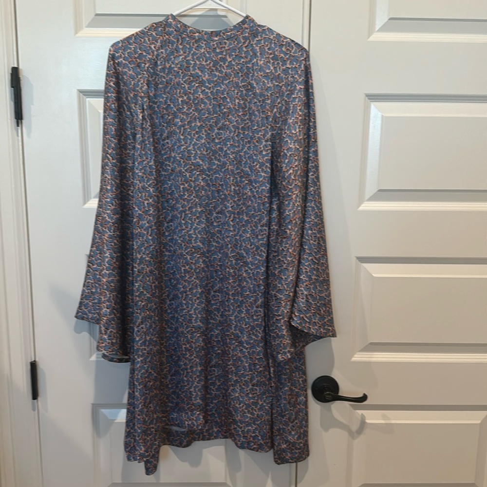 NWT Acne Studios Danis Mosaic Deco Swing Cape Dress SIZE 36